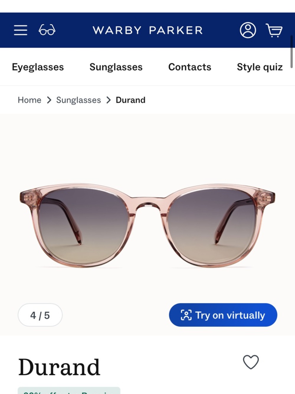 Warby Parker Durand Sunglasses